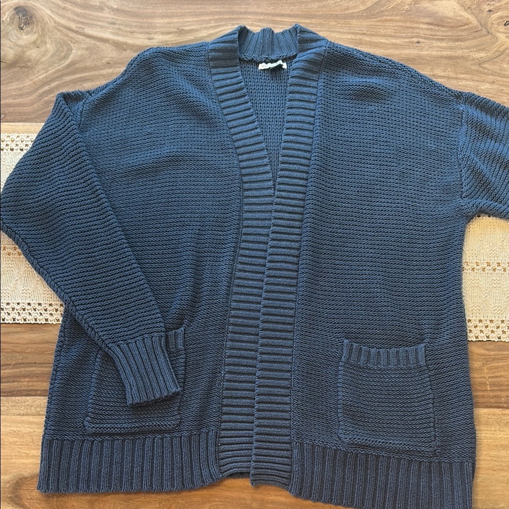 Women's America Eagle Navy Blue Cardigan Sweater